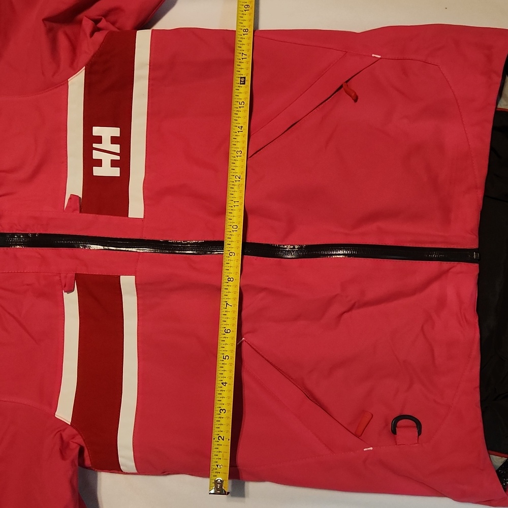 Helly Hanson Salt Flag Pink Red Waterproof Sailing Jacket (Size XS) - Picture 13 of 16